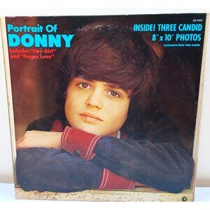Portrait Of Donny Vinyl Record Album 1972 MGM Records Includes Three 8" X 10" Ph